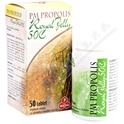 PM Propolis 50C+Royal jelly tbl.50x500mg