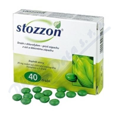 Stozzon dražé s chlorofylem tbl.40