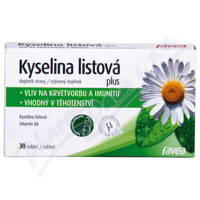 FAVEA Kyselina listová plus tbl.30