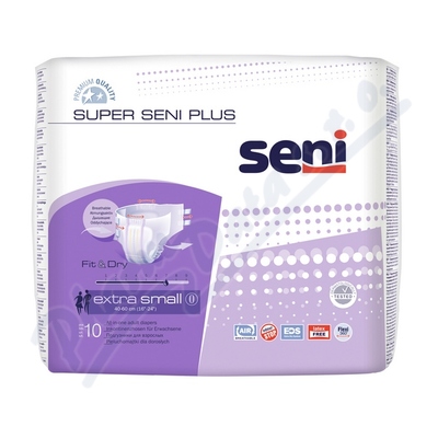 Seni Super Plus Ext.Small 10ks pl.kalh.