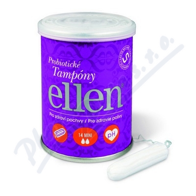 Ellen probiotické tampóny - Mini 14 ks