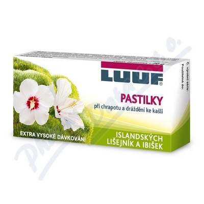 LUUF pastilky-kašel a nachl+isl.liš.20ks