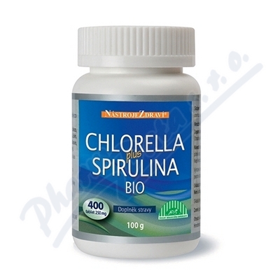 Chlorella+Spirulina BIO tbl.400