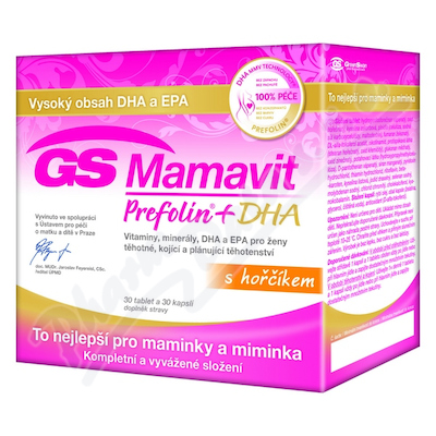 GS Mamavit Prefol+DHA+EPA tbl/cps 30+30