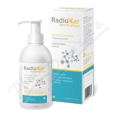 RadioXar tekuté mýdlo s nanostříbr.+kaolinem 150ml