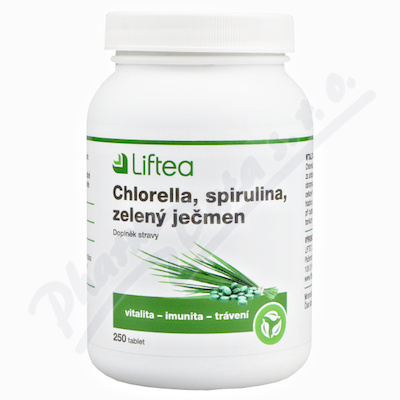 Liftea Chlorel./Spirul./Zel.ječ.250tbl