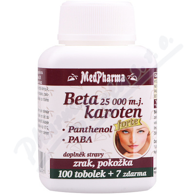 MedPh Beta karot.10000 107tbl.Pant.+PABA