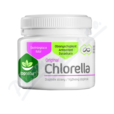 Chlorella TOPNATUR 200mg tbl.250