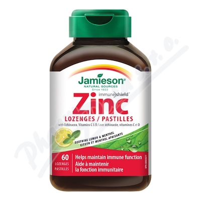 JAMIESON Zinek vit.C+D3 prich.citron-mat