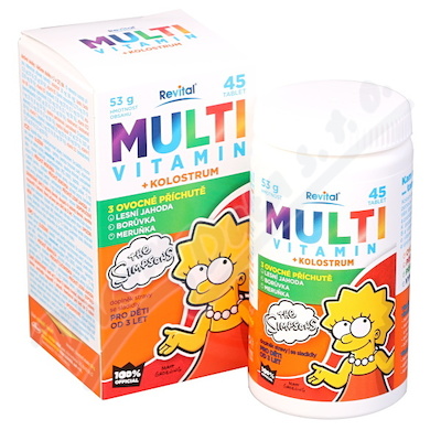 The Simpsons Multivit.+ kolostrum 45tbl