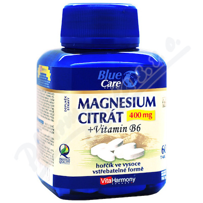 VitaHarmony Magn.citr.400mg+vit.B6tbl 60