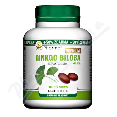 Ginkgo biloba Premium 40mg tob.60+30