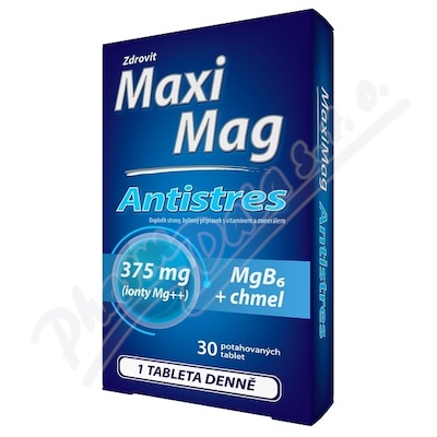 MaxiMag Antistres 375mg Mg+B6 30 tablet