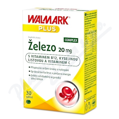 Železo 20mg tbl.30