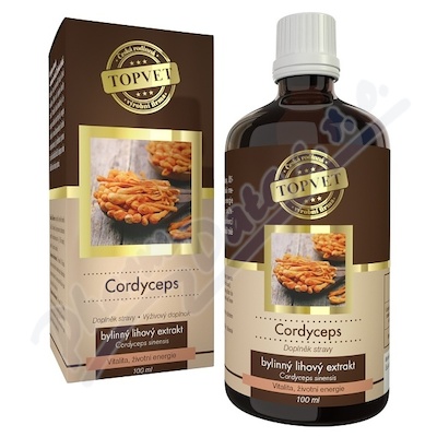 TOPVET Cordyceps tinktura 100ml