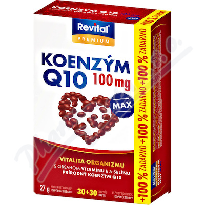 Revital Koen.Q10 100mg+Se+vit.Ecps.30+30