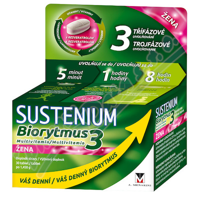 Sustenium Biorytmus 3 multiv.ŽENA 30tbl