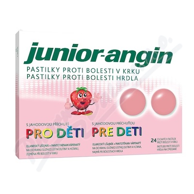 Junior-angin pro děti pastilky 24+dárek