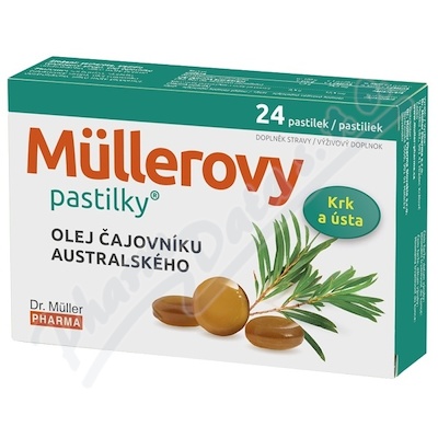 Müllerovy pastilky olej čaj.aus.24ksCZSK