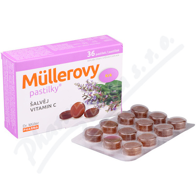 Müllerovy pastilky šalv.vit.C 36ks CZ/SK