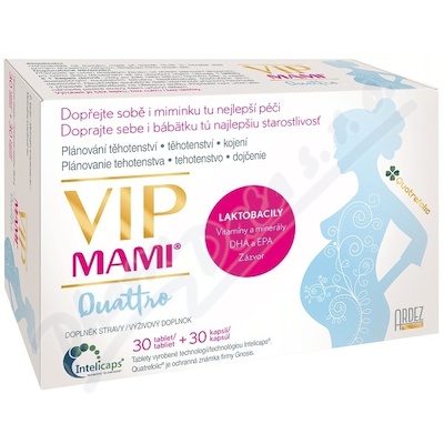 VIP mami Quattro 30 tablet + 30 kapsli