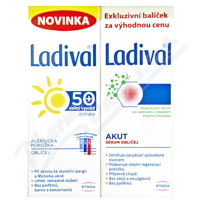 LADIVAL Obličej DUO Akut 50ml+Alerg OF50