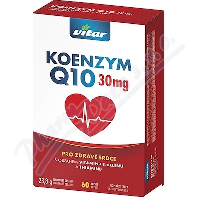 VITAR Koenzym Q10 30mg+Se+E+thiam.cps.60