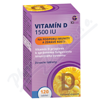 TOZAX Vitamin D 1500IU tbl.120