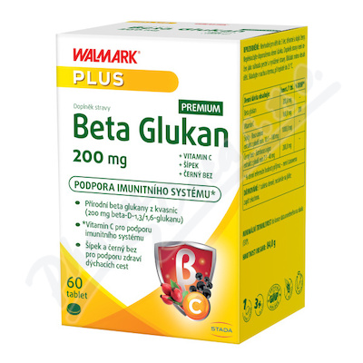 Beta Glukan 200mg tbl.60