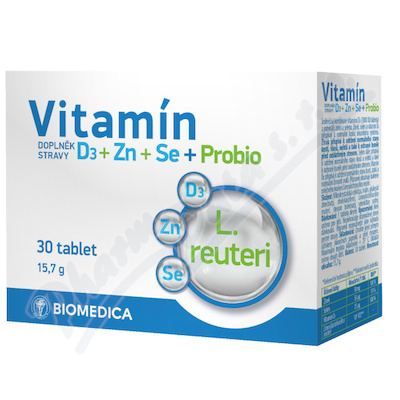 Vitamin D3+Zn+Se+Probio tbl.30