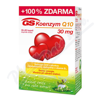 GS Koenzym Q10 30mg cps.30+30 CR/SK NOVY