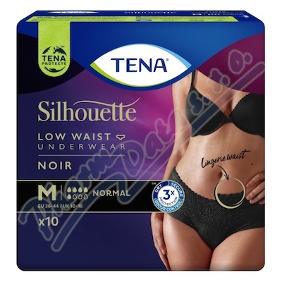 TENA Silh.Normal Noir M kalh.10ks 795516