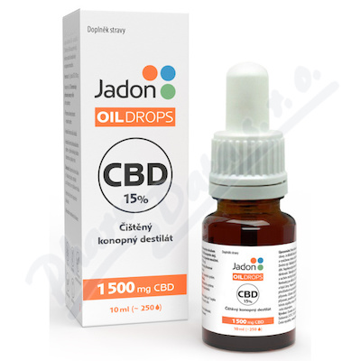 Jadon OIL DROPS konop.destil.CBD 15%10ml