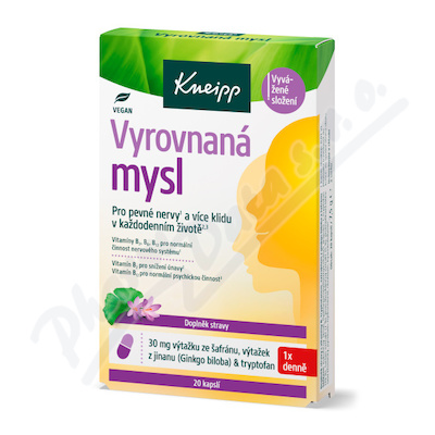 KNEIPP Vyrovnaná mysl cps.20(Safr.Ginkg)