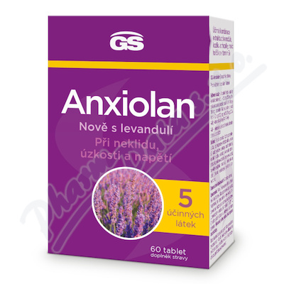 GS Anxiolan s levanduli tbl. 60