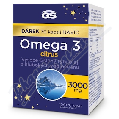 GS Omega 3 citrus cps.100+70 darek 2023