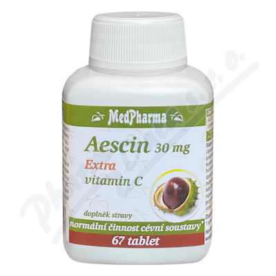 MedPh Aescin 30mg Extra vit.C tb 67