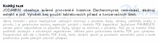 Krátký popis produktu